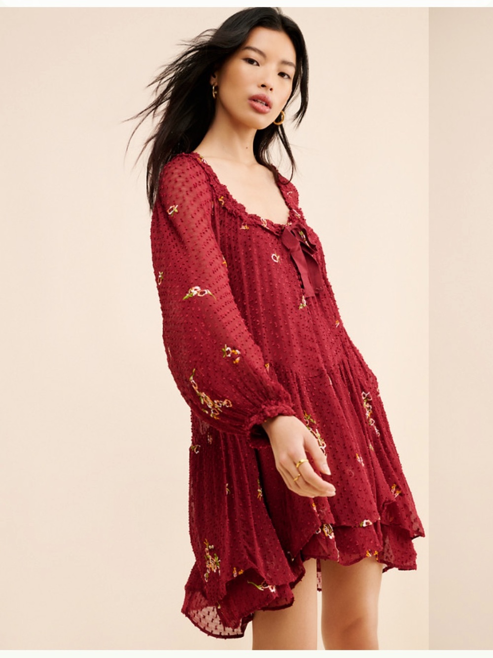 Free People Garden Glory mini dress